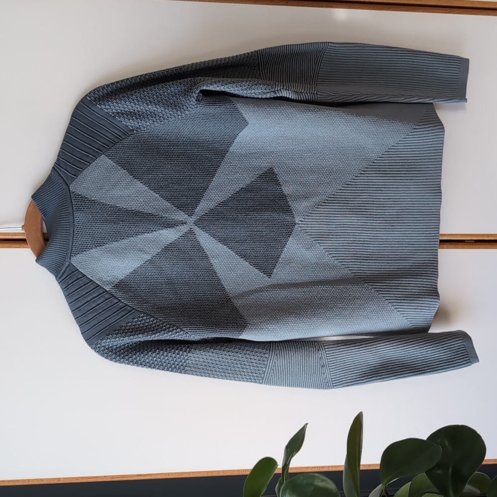 Smartwool Intraknit Merino Insulated Jacket Pewter Blue S - Picture 4 of 14